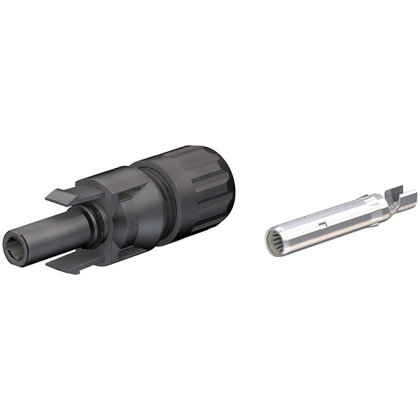 Connettore Volante Maschio per cavi da 4 e 6mm MC4